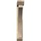 Ekena Millwork Thorton Slat Rough Sawn Bracket w/ Offset Brace, Douglas Fir, 6"W x 36"D x 40"H BKT0604X36X40THR06RDF - alternate 4